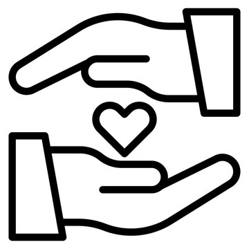 Kindness Line Icon