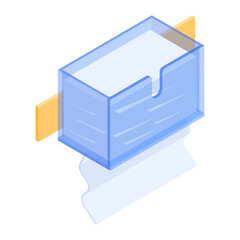 Barber Shop Interior Isometric Icon