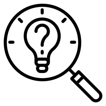 recommend clip art: Problem Solving Line Icon