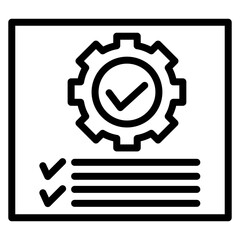 Functional Testing Line Icon