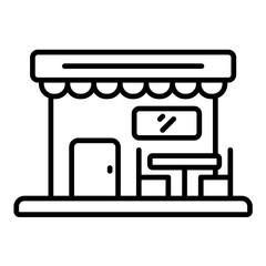 Restaurant Line Icon