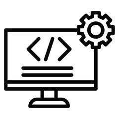 Development Line Icon