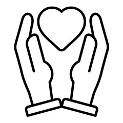 Caring Community Line Icon