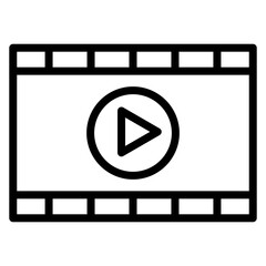 Movie Line Icon