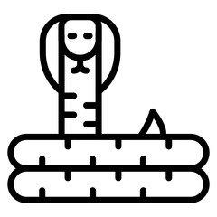 Cobra Line Icon