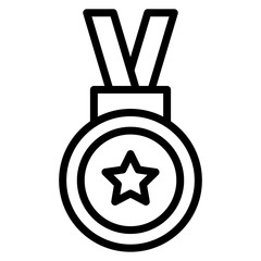 Medal Line Icon