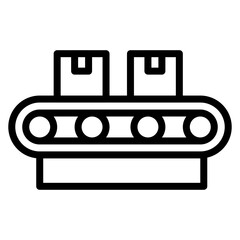 Conveyor Line Icon