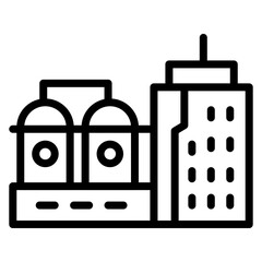 Refinery Line Icon