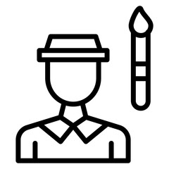 Art Director Line Icon