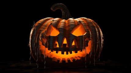 Happy Halloween horror text styling PNG file no back