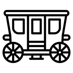 Carriage Line Icon