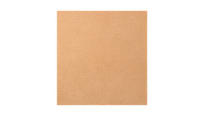 Fototapeta premium brown cardboard box isolated on transparent background cutout