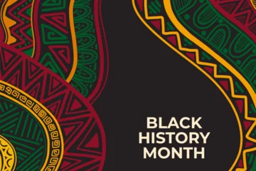 Foto op Canvas hand drawn black history month background © Jobzdesign (CF : 84)