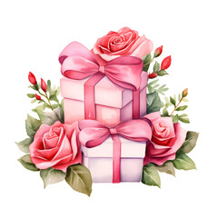 Valentine gift clipart