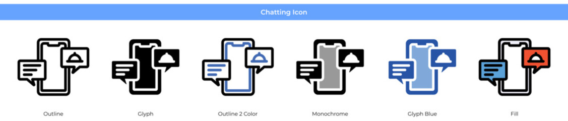 Chatting Icon Set
