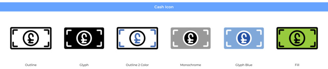 Cash Icon Set
