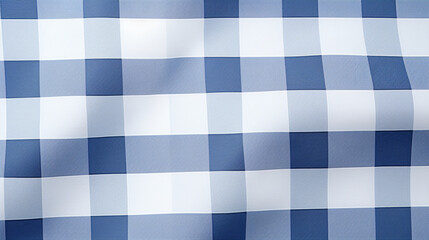 blue and white plaid tablecloth texture background