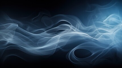 captures a beautiful and mysterious pattern of abstract smoke