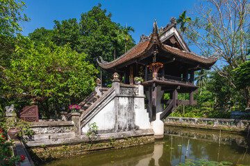 One Pillar Pagoda, officially known as Dien Huu Pagoda, in Hanoi, Vietnam
