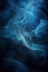 captures a beautiful and mysterious pattern of abstract smoke