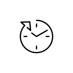 Time and Clock Icon vector design