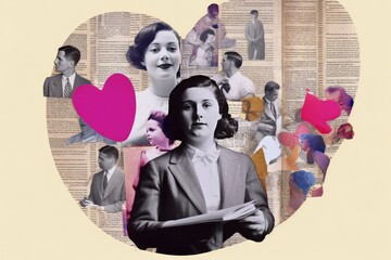 collage Art family new creating dating, Online