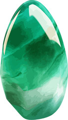 Jade stone gem clip art
