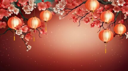 Lantern Festival. floral