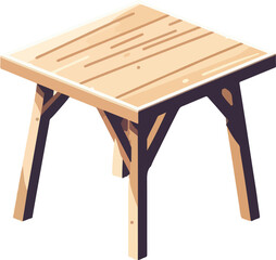 wooden table