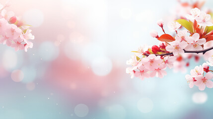 Spring abstract background for presentation 