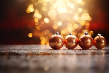 Fototapeta premium golden christmas background