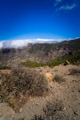 Gran Canaria. Hiking to the Roque Nublo Rock Formation.