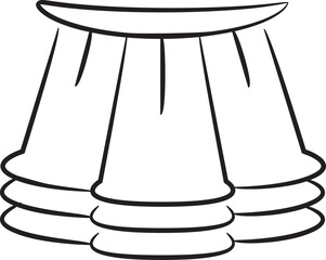 Skirt Sketch Illustration
