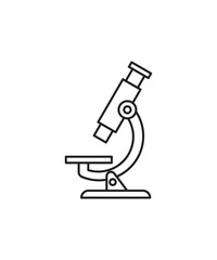 microscope icon, vector best line icon.