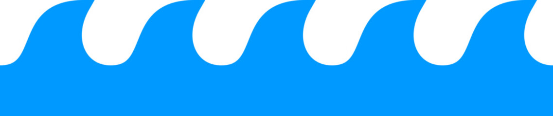 Waves vector design. Water wave icon. Wavy lines isolated.