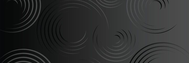 Vibrant Gradient Color Circle Banner Design 