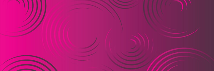 Vibrant Gradient Color Circle Banner Design 