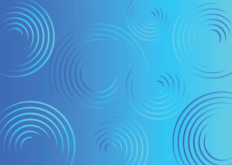 Vibrant Gradient Color Circle Background Design 