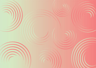 Vibrant Gradient Color Circle Background Design 
