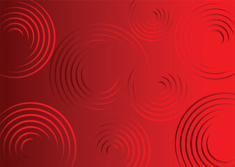 Vibrant Gradient Color Circle Background Design 