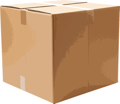 recommend clip art: Cardboard box clip art