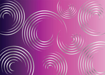 Gradient Color Background with Silver Circle Design 