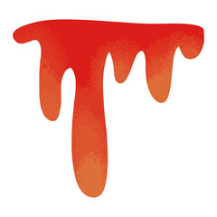 Halloween blood illustration hand drawn texture cartoon style