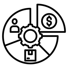 Resource Allocation Icon