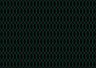 Ellipses Gradient Color Pattern design on Black Background