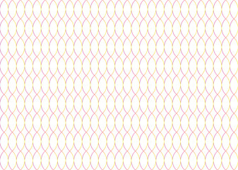 Ellipses Gradient Color Pattern design on White Background