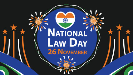 National Law Day vector banner design. Happy National Law Day modern minimal graphic poster illustration.
