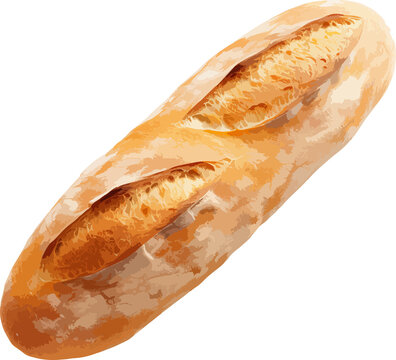 recommend clip art: French loaf bread clip art