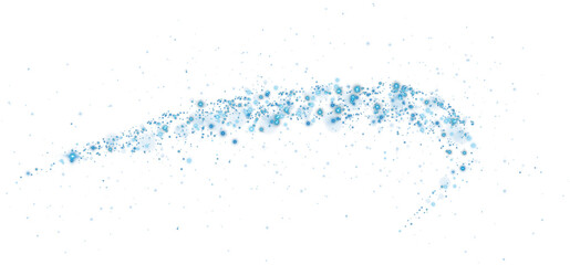 Blue dust light. Bokeh light lights effect background. Christmas glowing dust background Christmas glowing light bokeh confetti and sparkle overlay texture for your design. PNG.