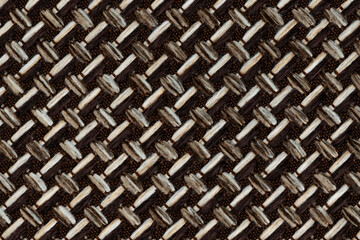 Texture of brown wicker furniture fabric. background matting cotton flap upholstery. CORFU fabric